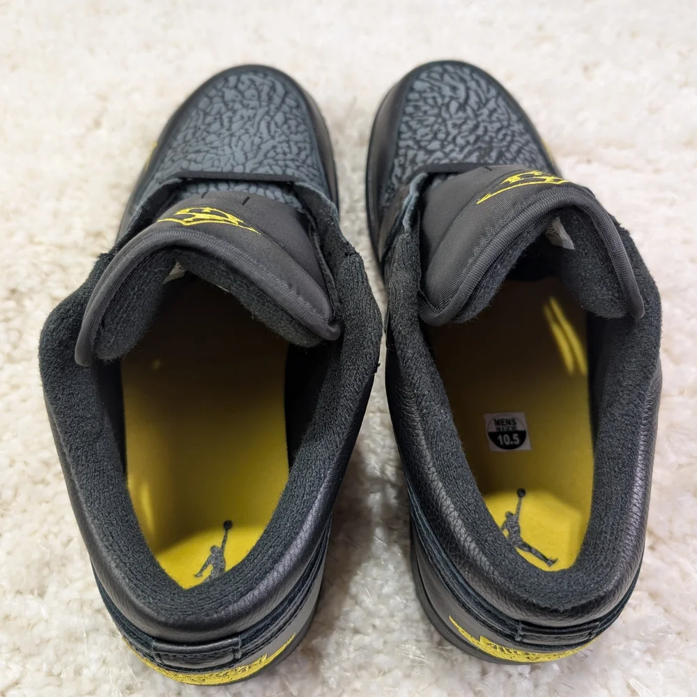 Air Jordan 1 Low Black Elephant Sz 10.5 - Picture 3 of 7